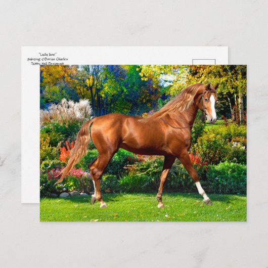 Lady Jane Postkarte (Vorne/Hinten)