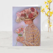 Lady Jessica Grußkarte Karte (Gelbe Blume)