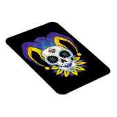Lady Jester Skull Magnet (Rechte Seite)