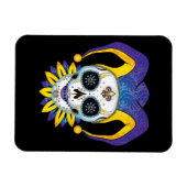 Lady Jester Skull Magnet (Horizontal)