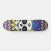 Lady Jester Skull Skateboard (Horizontal)