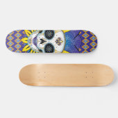 Lady Jester Skull Skateboard (Horizontal)