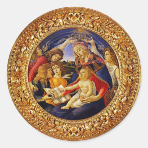 Lady Jungfrau Mary Magnificat Stickers