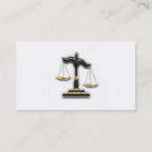 Lady Justice am Obersten Gerichtshof Visitenkarte (Rückseite)