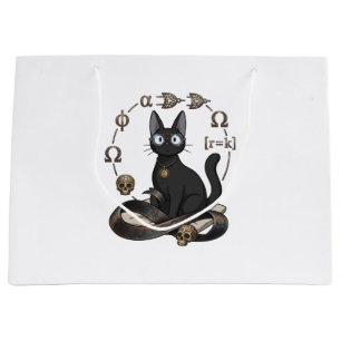 Lady Justice Black Cat Jurastudenten-Tasche Große Geschenktüte