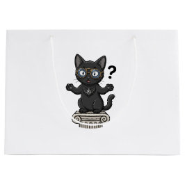 Lady Justice Black Cat Jurastudenten-Tasche Große Geschenktüte