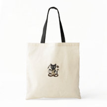 Lady Justice Black Cat Law Student Tasche