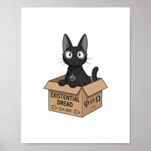 Lady Justice Black Cat Rechtsanwaltsbüro Wandposte Poster
