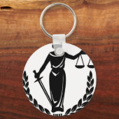 LADY JUSTICE CO. SCHLÜSSELANHÄNGER (Vorderseite)