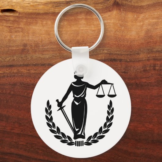 LADY JUSTICE CO. SCHLÜSSELANHÄNGER (Vorderseite)