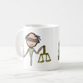 Lady Justice Kaffeetasse (Vorderseite Links)