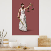 Lady Justice - Marsala Poster (Küche)