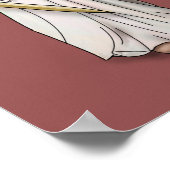 Lady Justice - Marsala Poster (Ecke)