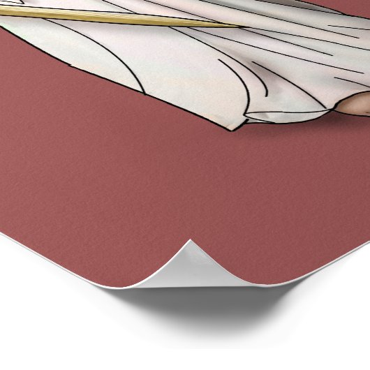 Lady Justice - Marsala Poster (Ecke)