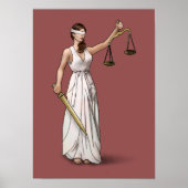 Lady Justice - Marsala Poster (Vorne)