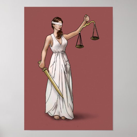 Lady Justice - Marsala Poster (Vorne)
