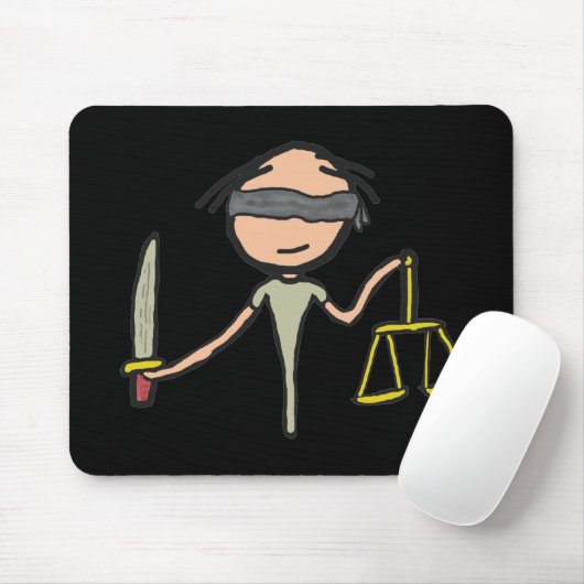 Lady Justice Mousepad (Mit Mouse)