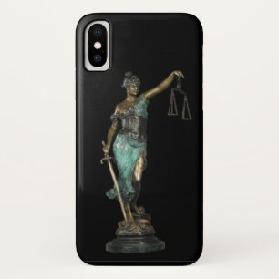 Lady Justice on Black Velvet Case-Mate iPhone Hülle