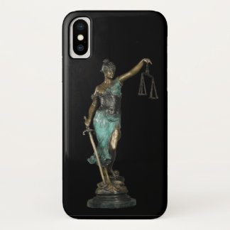 Lady Justice on Black Velvet Case-Mate iPhone Hülle