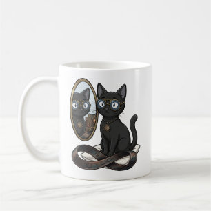 Lady Justice Schwarze Katze Anwalt Kaffeetasse