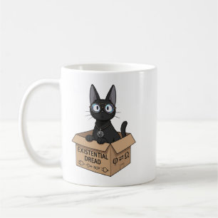 Lady Justice Schwarze Katze Anwalt Kaffeetasse