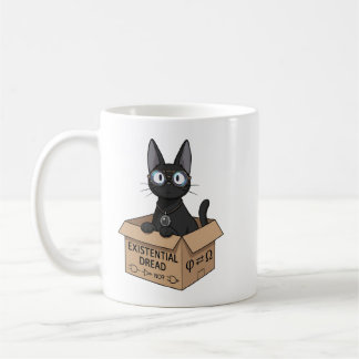 Lady Justice Schwarze Katze Anwalt Kaffeetasse