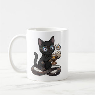 Lady Justice Schwarze Katze Anwalt Kaffeetasse