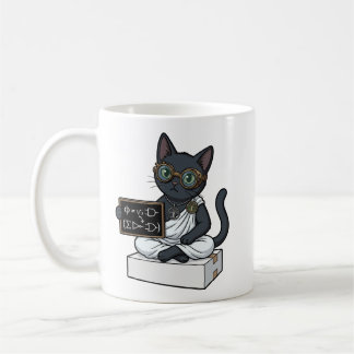 Lady Justice Schwarze Katze Anwältin Kaffeetasse