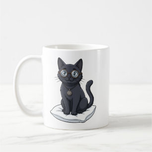 Lady Justice Schwarze Katze Anwältin Kaffeetasse