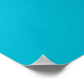 Lady Justice - Scuba Blue Poster (Ecke)