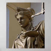 Lady Justice Statue Poster (Vorne)