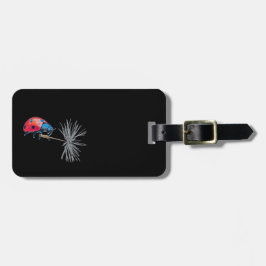 Lady-Käfer auf einem Löwenzahn Gepäckanhänger