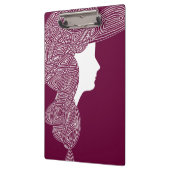 Lady Klemmbrett (Links)