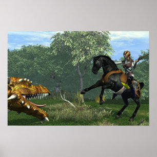 Lady Knight und der Drache Poster