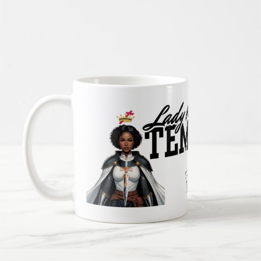 Lady Knights Templar Tasse Geschenk (Links)