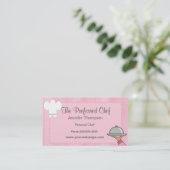 Lady Koch Business Cards Visitenkarte (Stehend Vorderseite)