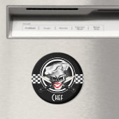 Lady Koch Skull Magnet (In Situ (Geschirrspüler))