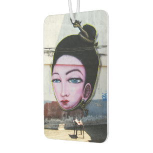 Lady Lao Graffiti Street Art Autolufterfrischer