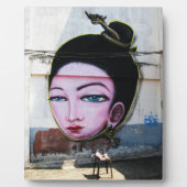 Lady Lao Graffiti Street Art Fotoplatte (Vorderseite)