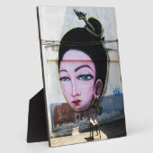 Lady Lao Graffiti Street Art Fotoplatte (Seite)