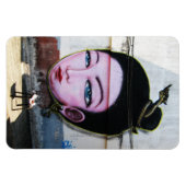 Lady Lao Graffiti Street Art Magnet (Horizontal)