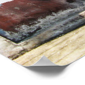 Lady Lao Graffiti Street Art Poster (Ecke)