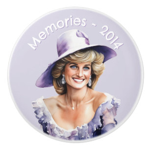 Lady Lavender Di romantische Wasserfarbe benutzerd Keramikknauf