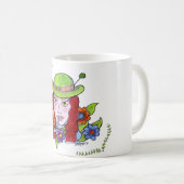 Lady Leprechaun Tattoo Flash Tasse (VorderseiteRechts)