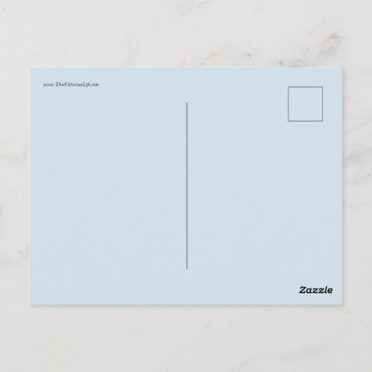 Lady Lese Postkarte (Rückseite)