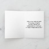 Lady Liberty 1 Karte (Innenseite)