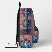 Lady Liberty 2 Bedruckter Rucksack (Links)