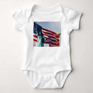 Lady Liberty Baby Strampler