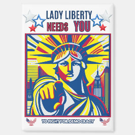 Lady Liberty braucht dich! Weißer BG-Kampf gegen O Magnet