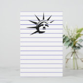 Lady Liberty Briefpapier (Stehend Vorderseite)
